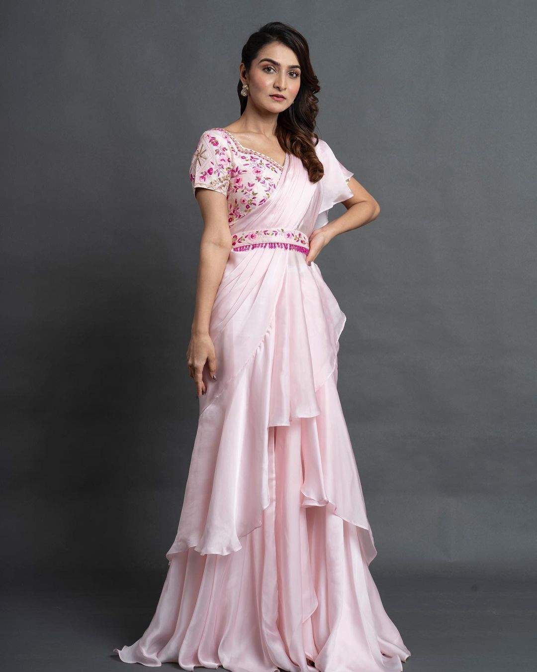 Elevate your style with our New Designer Party Wear Lehenga Saree!