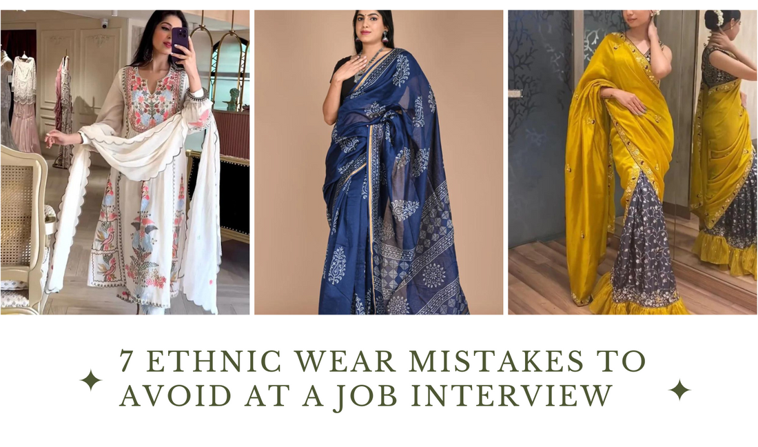 Navigating Professionalism: 7 Ethnic Wear Mistakes to Sidestep in Job Interviews