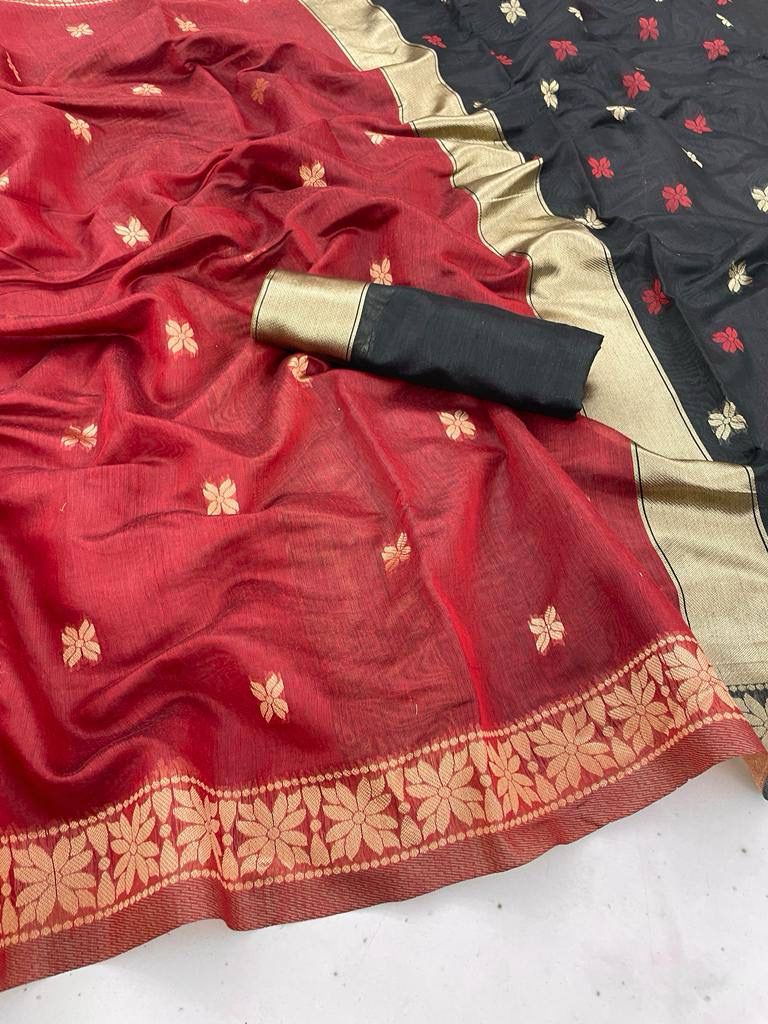 Introducing the Exclusive  Lilan Soft Cotton Saree!