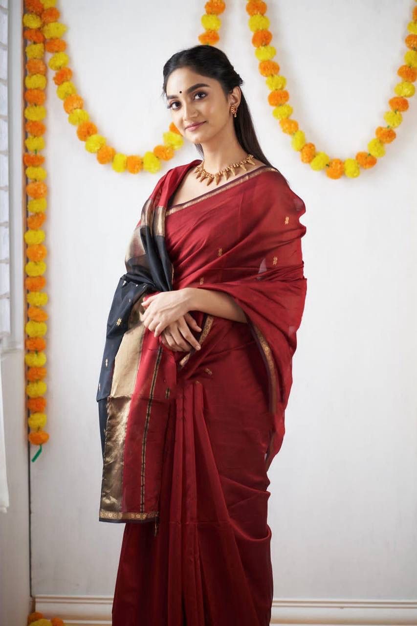 Introducing the Exclusive  Lilan Soft Cotton Saree!