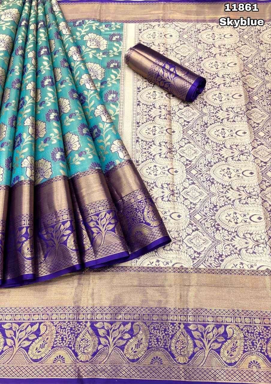 Introducing Our Latest Collection: HIT DESIGN Kanjivaram Pattu Silk Sarees!