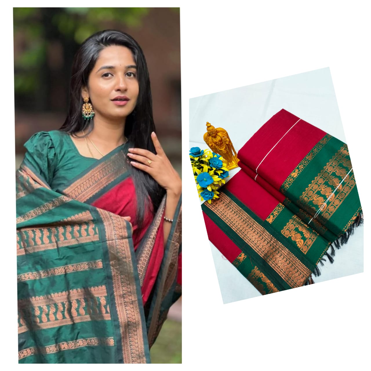 "Elevate Your Elegance with our Premium Kalyani Cotton Saree