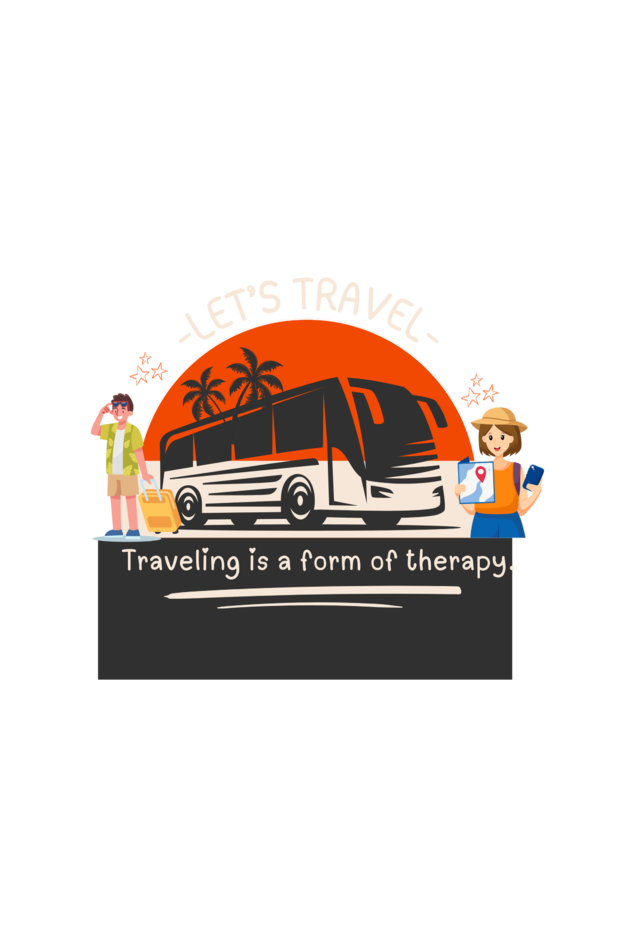 Travel is a form of Thearapy T-shirt For Women