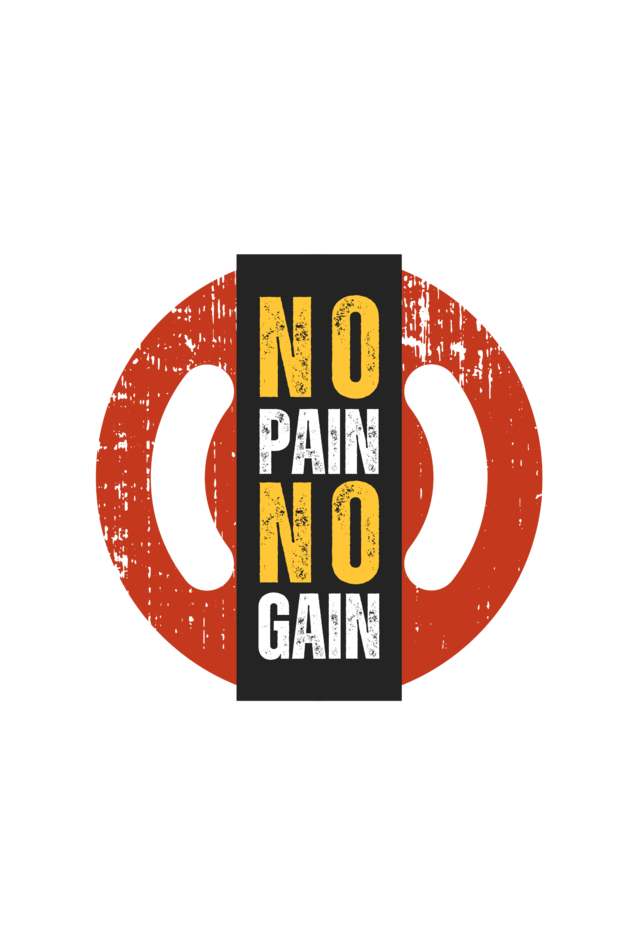 NO Pain No Gain Gym Fitness T-shirt For Women