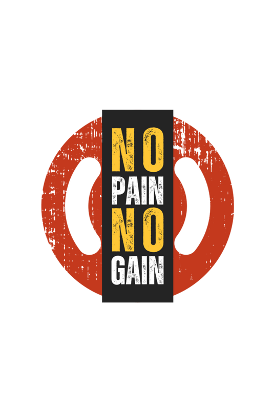 NO Pain No Gain Gym Fitness T-shirt For Women