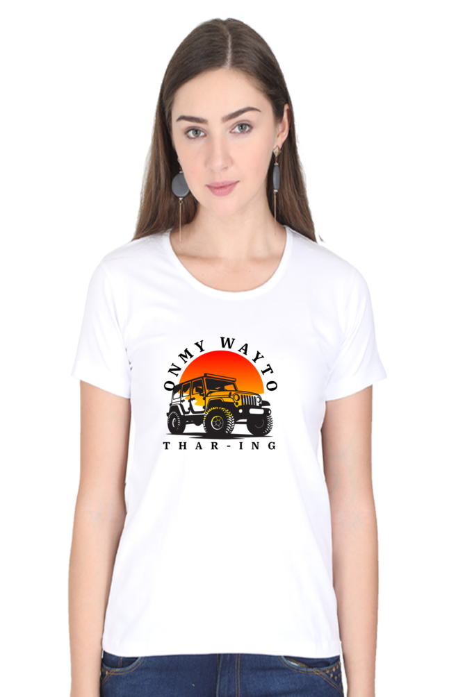 On My Way Adventure Travel T-Shirt For Women