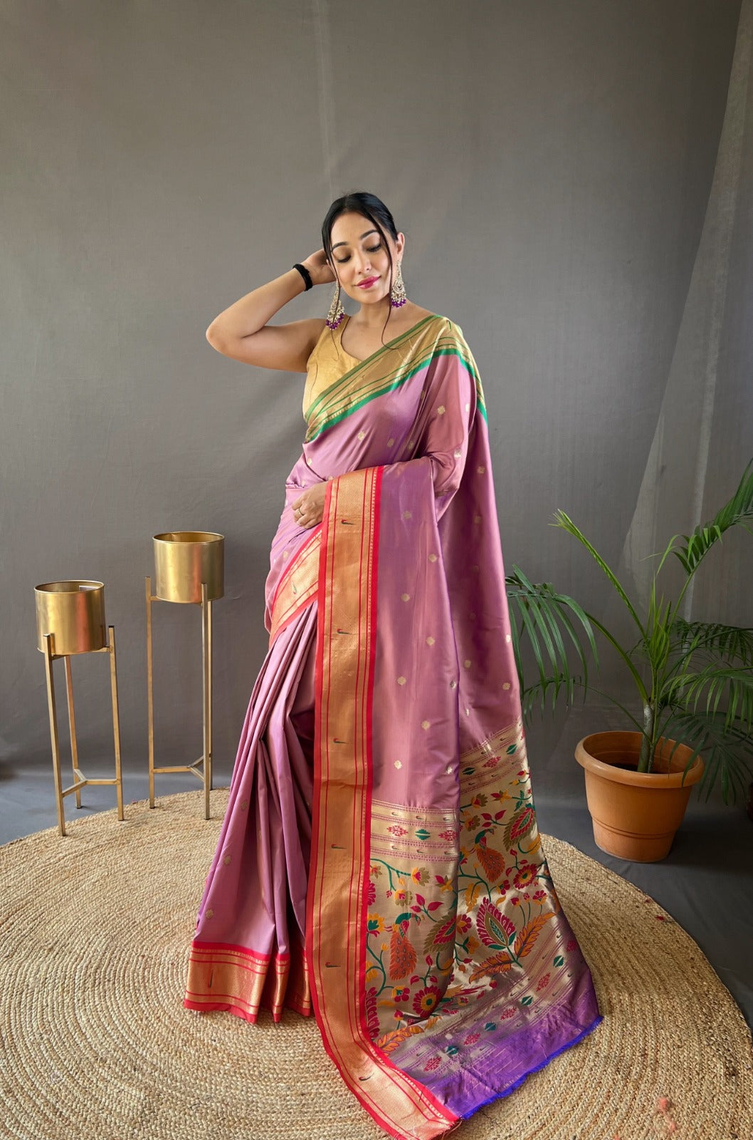 🌟 Introducing Kamal Paithani's Latest Collection: Ganga Jamuna Border Sarees! 🌟