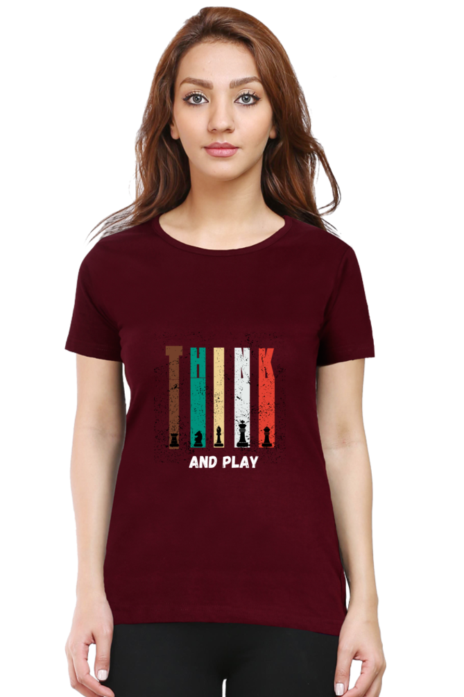 Think And Play Casual T-shirt For Women