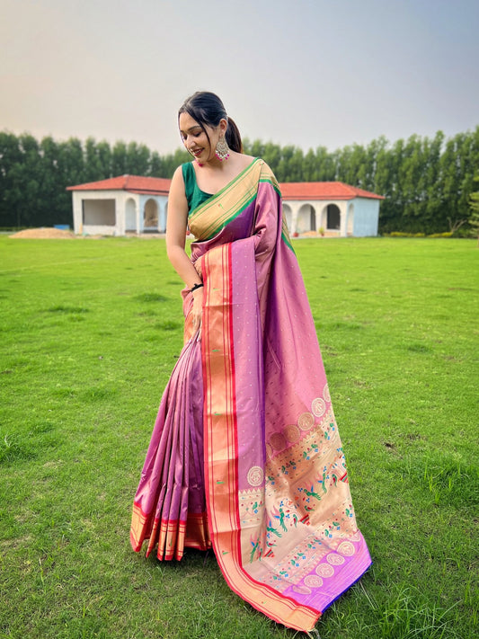 Luxurious Soft Lichi Silk Saree