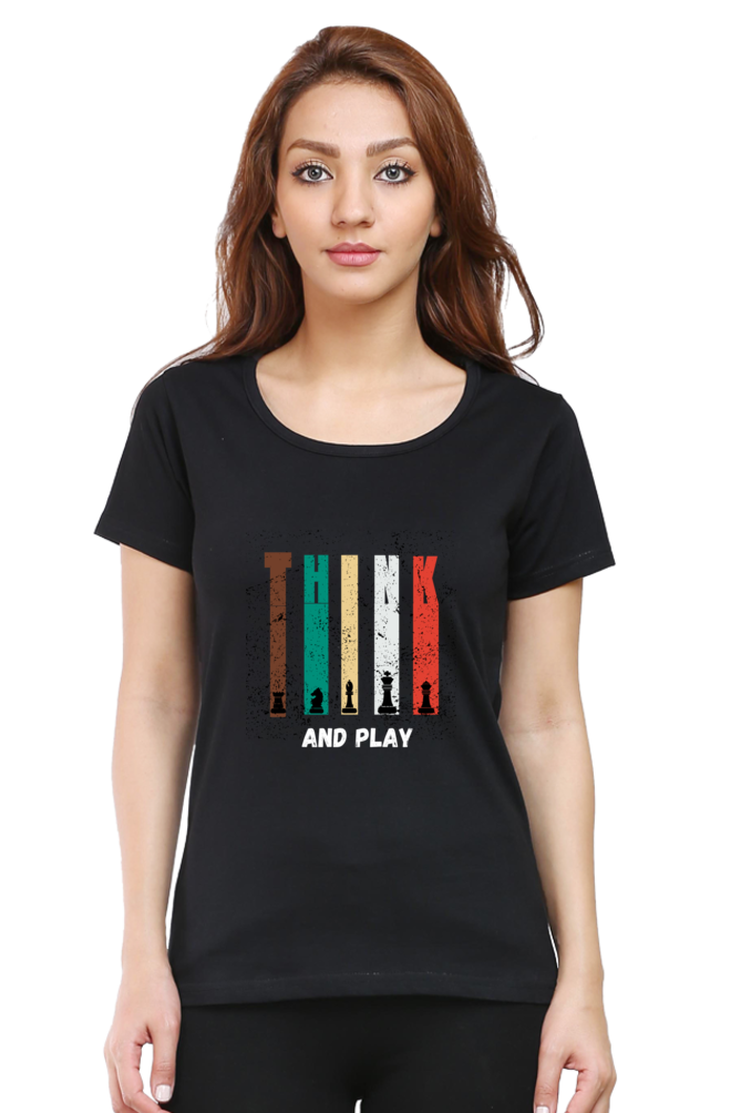 Think And Play Casual T-shirt For Women