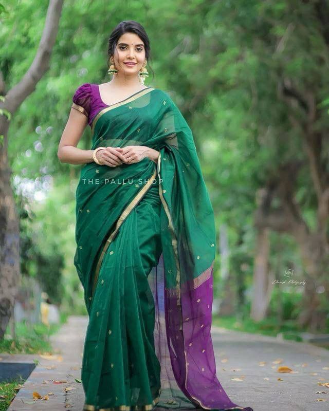 Introducing the Exclusive  Lilan Soft Cotton Saree!