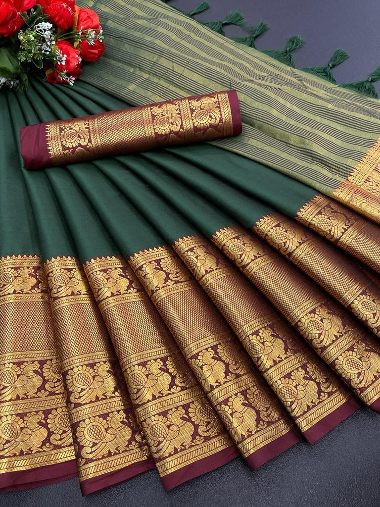 Elevate Your Ethnic Elegance with Banarsi Silk Sarees!