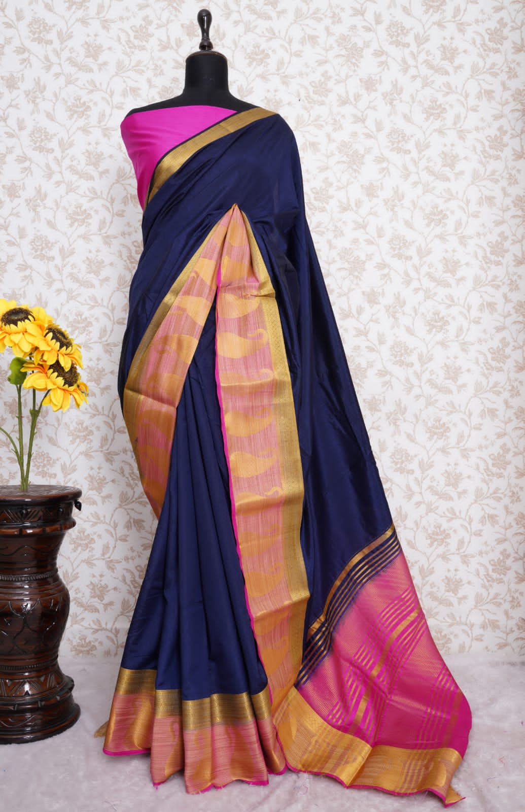 Elevate your ethnic charm with our exquisite Kanjivaram saree collection!