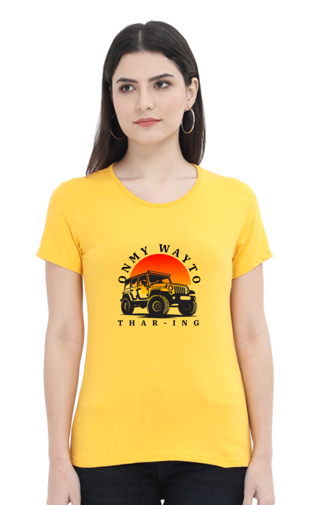 On My Way Adventure Travel T-Shirt For Women