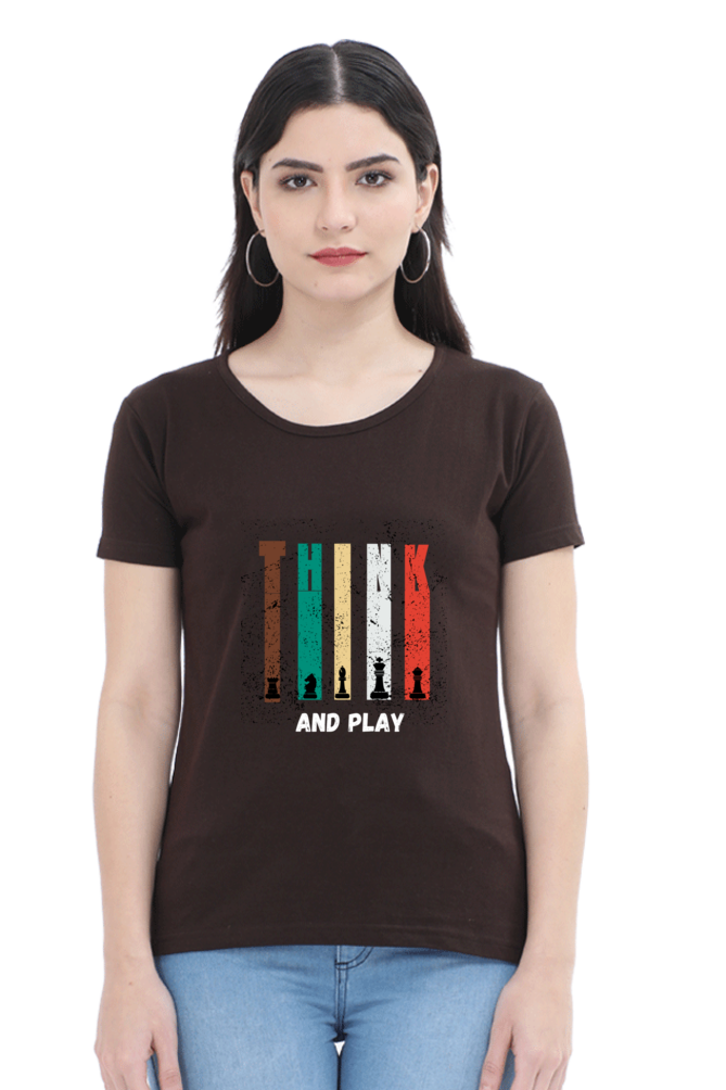 Think And Play Casual T-shirt For Women