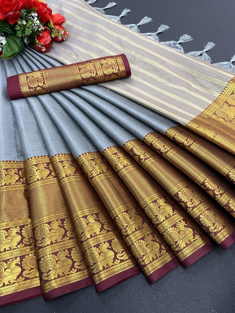 Elevate Your Ethnic Elegance with Banarsi Silk Sarees!