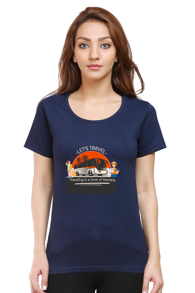 Travel is a form of Thearapy T-shirt For Women