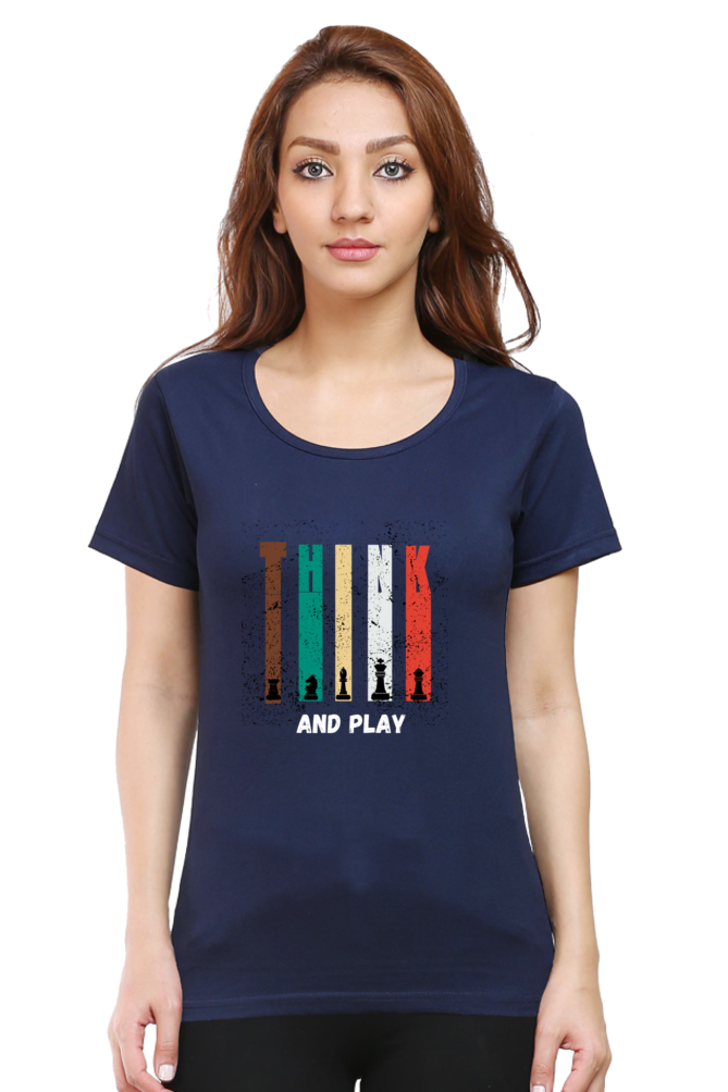 Think And Play Casual T-shirt For Women