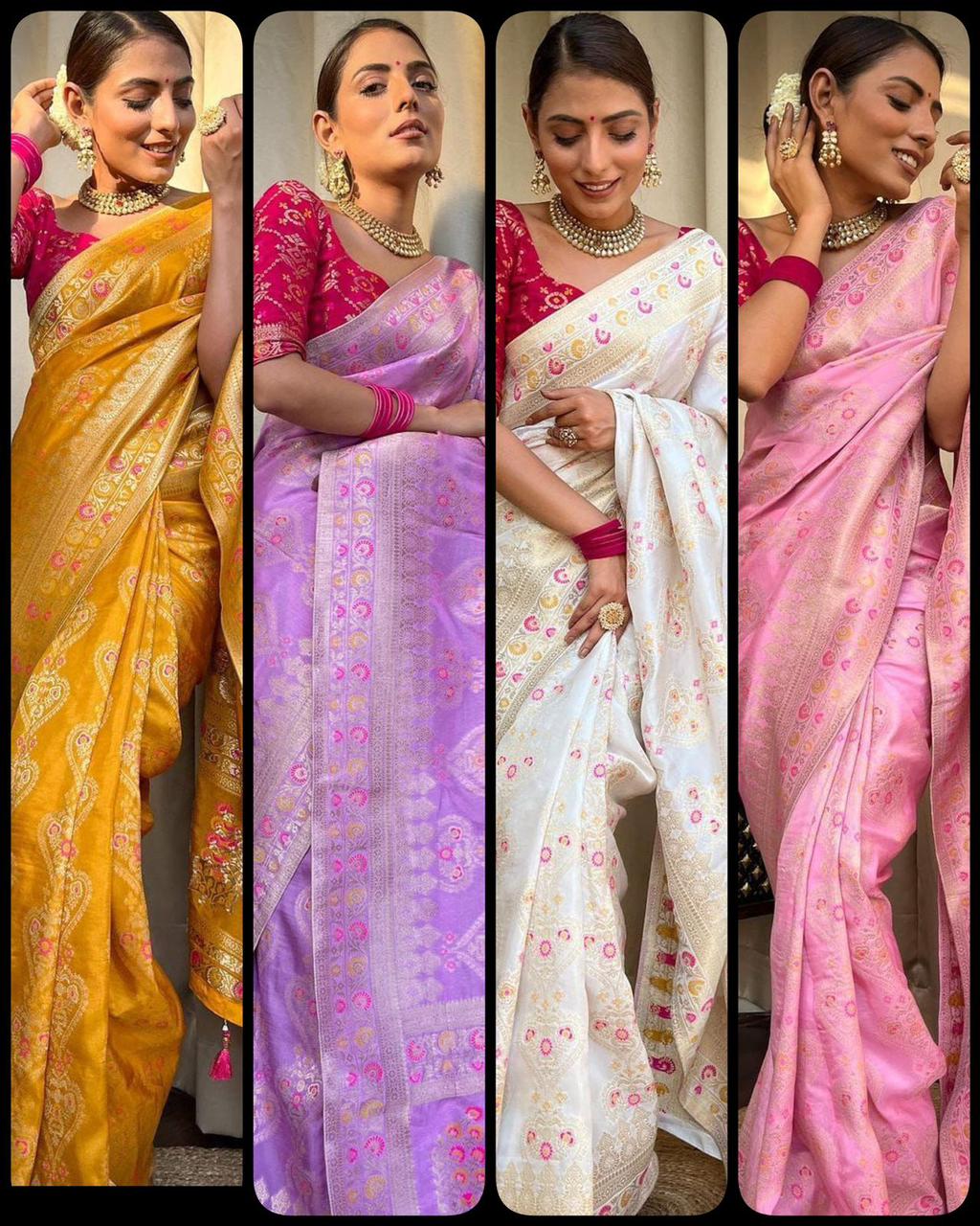 Enchanting Organic Banarasi Sarees