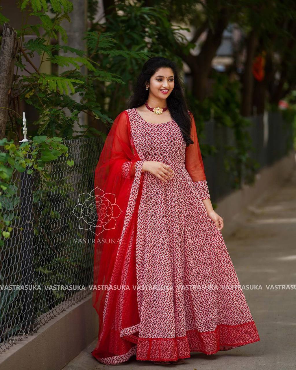 exquisite Designer Fully Embroidered Anarkali Gown