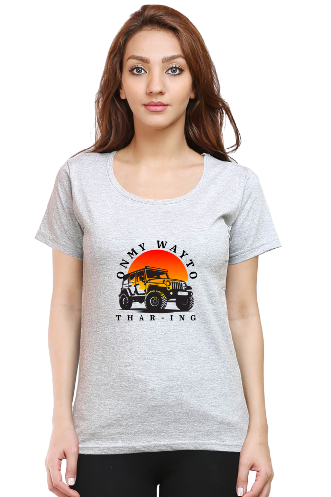 On My Way Adventure Travel T-Shirt For Women