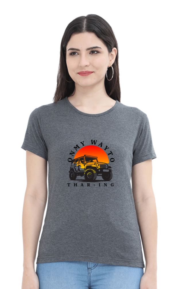 On My Way Adventure Travel T-Shirt For Women