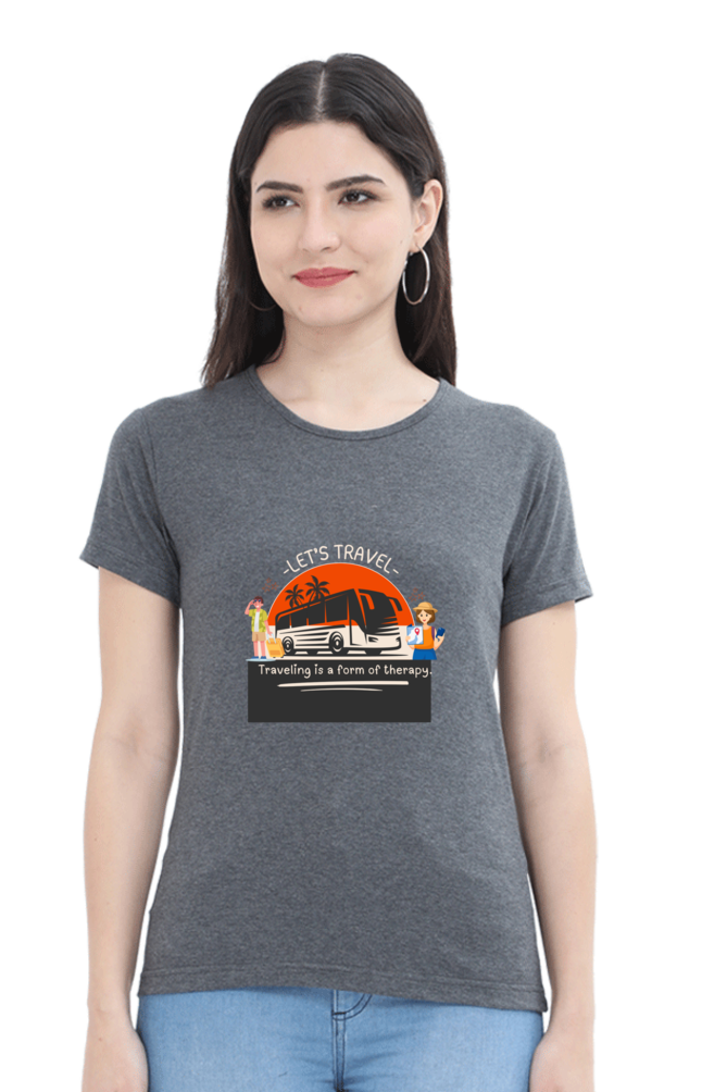 Travel is a form of Thearapy T-shirt For Women