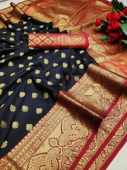 Kanjivaram Style Banarasi Silk Saree