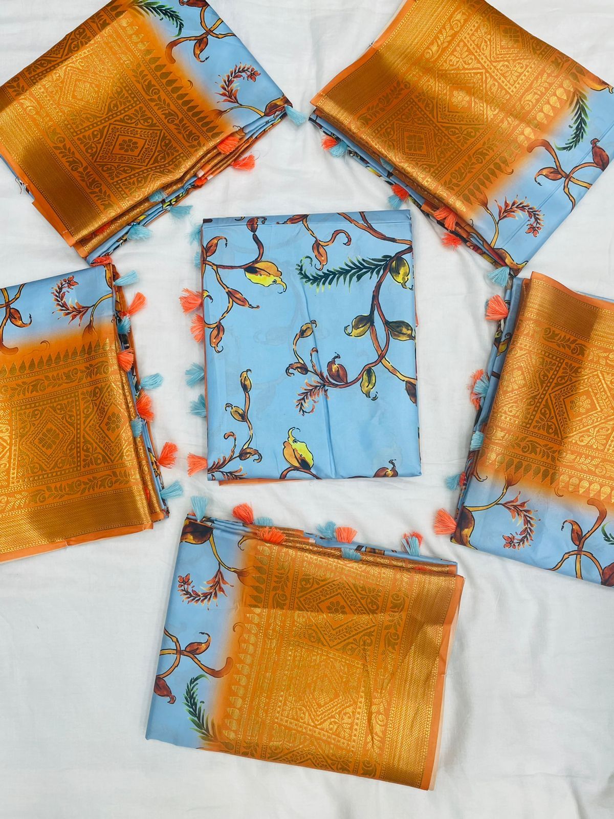 Banarashi Silk Kalamkari - Exquisite Design, Pure Soft Silk Sarees