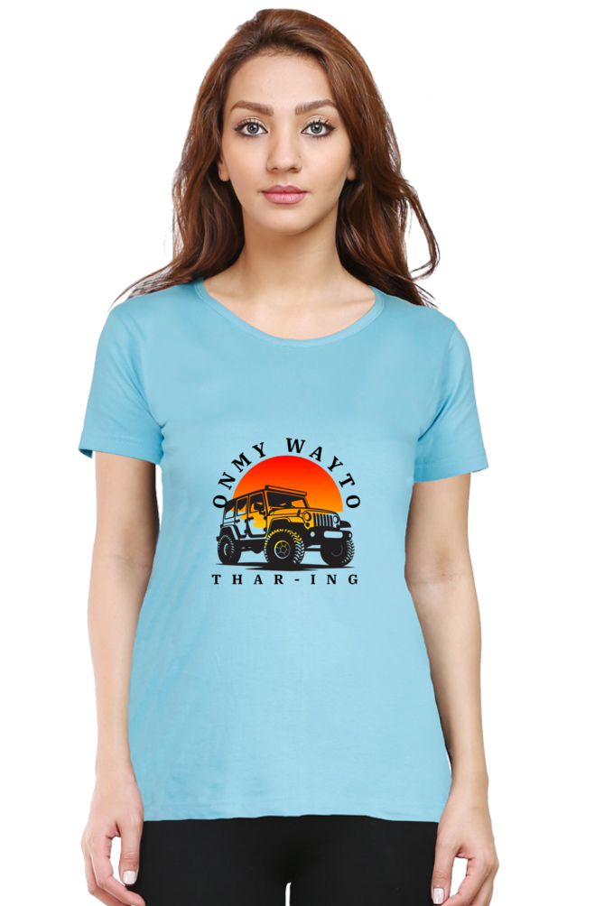 On My Way Adventure Travel T-Shirt For Women