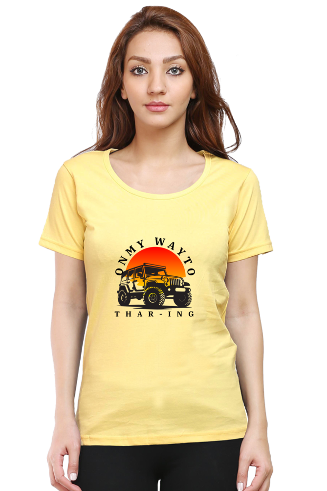 On My Way Adventure Travel T-Shirt For Women