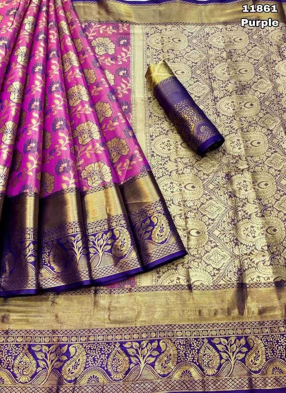 Introducing Our Latest Collection: HIT DESIGN Kanjivaram Pattu Silk Sarees!