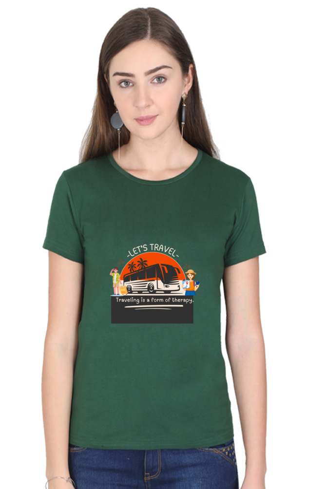 Travel is a form of Thearapy T-shirt For Women