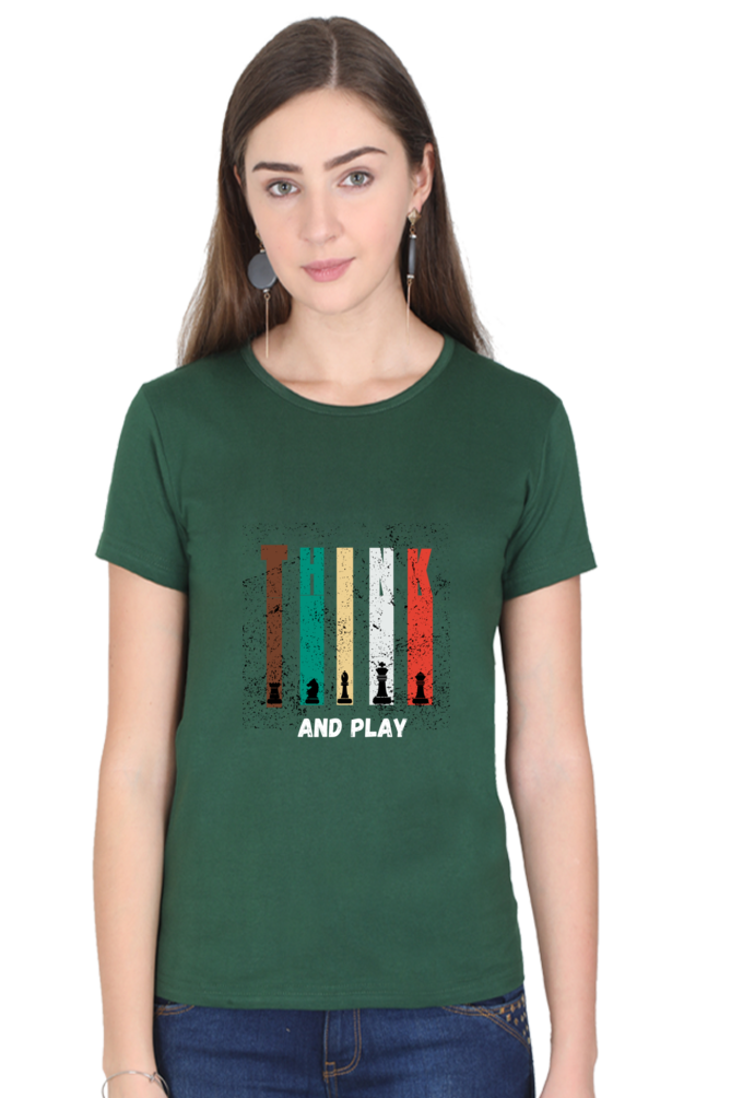 Think And Play Casual T-shirt For Women