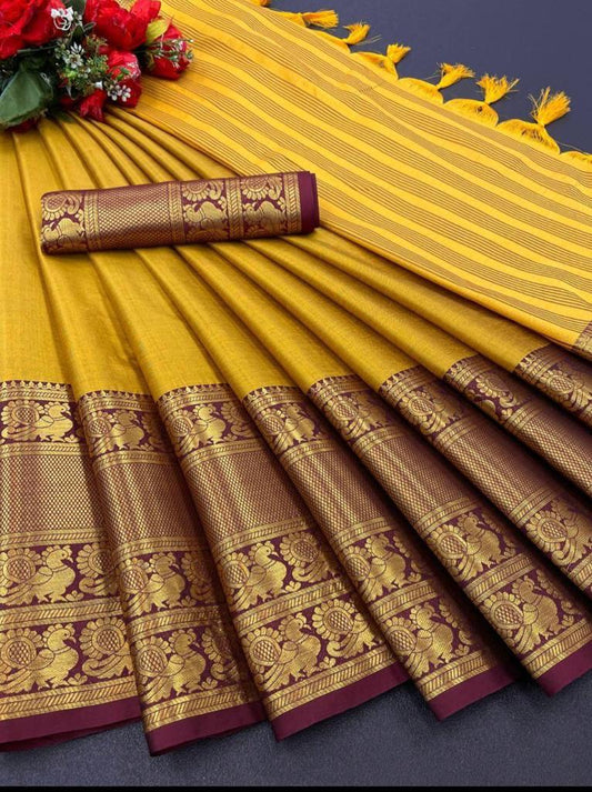 Elevate Your Ethnic Elegance with Banarsi Silk Sarees!