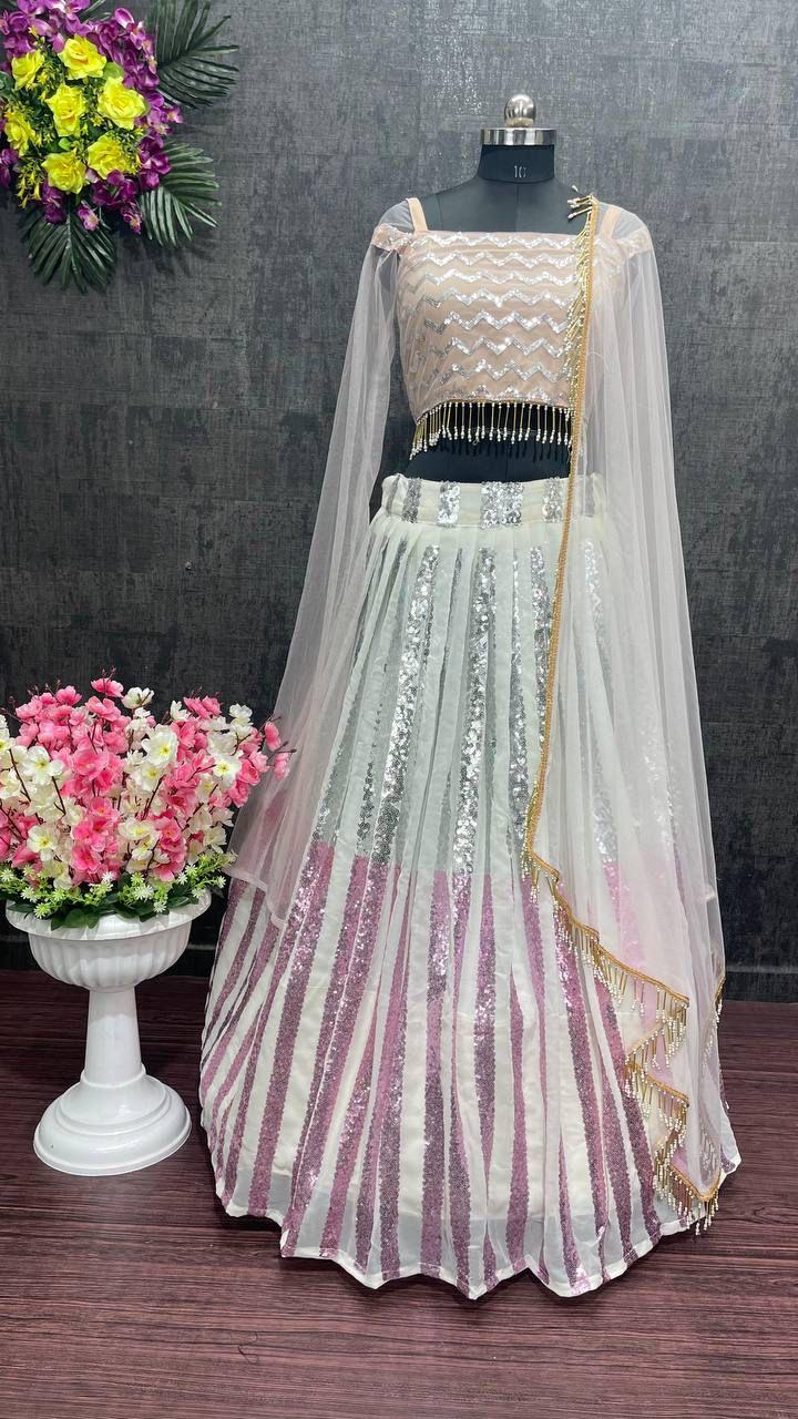 Introducing the New One Anarkali Suit – Bridal Wear Georgette Lehengas with Dupatta