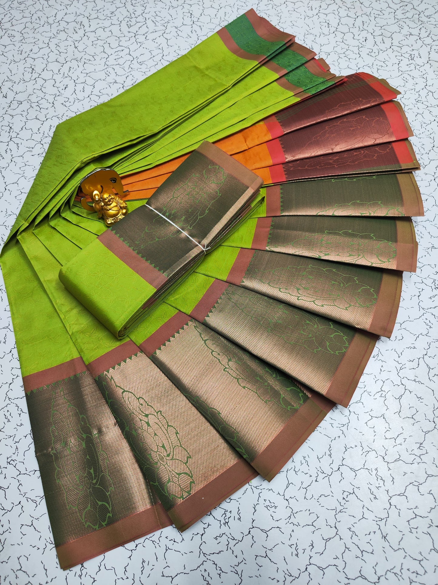 Elevate your style with the enchanting Poonthamil Silk Sarees!