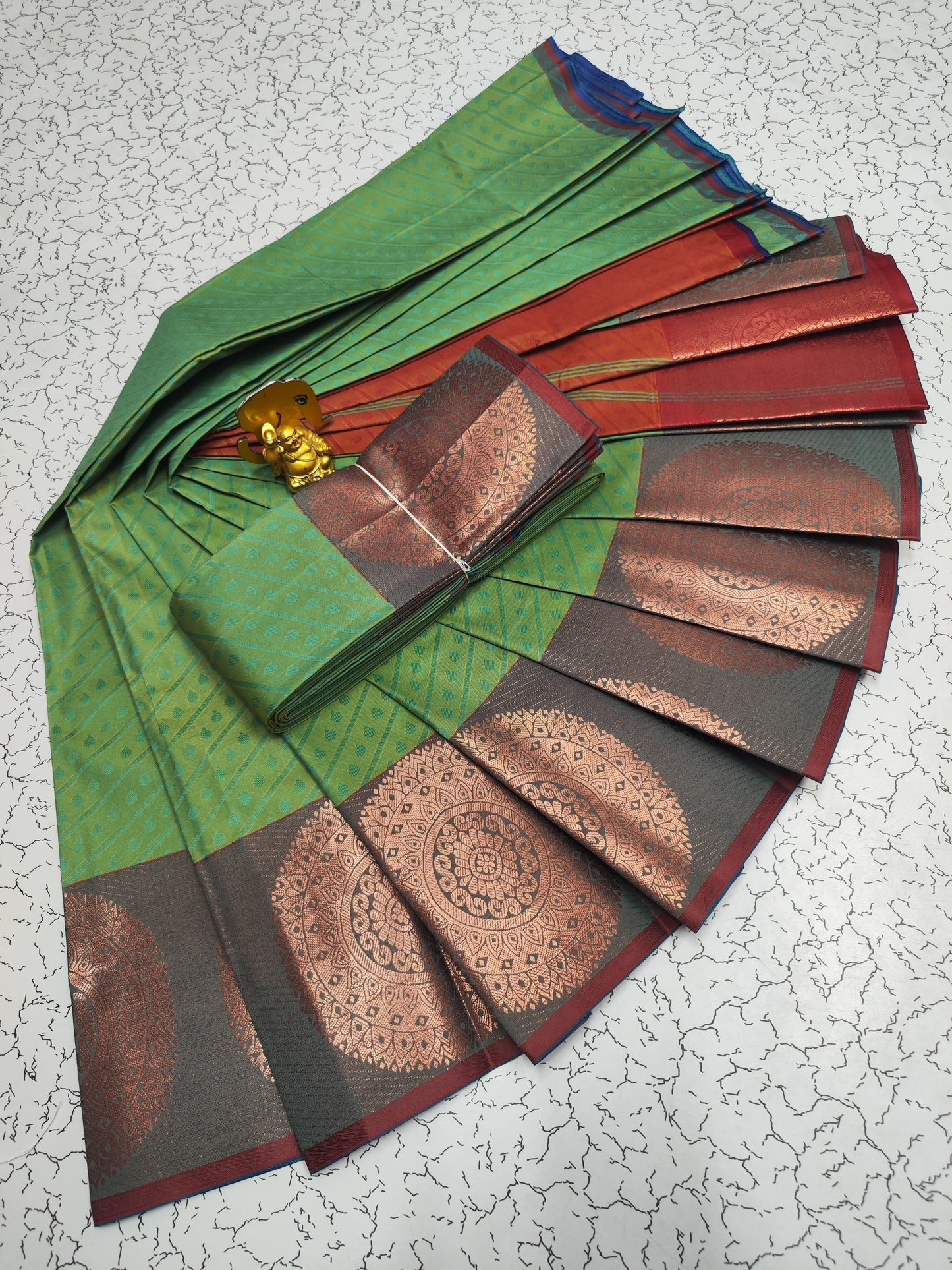 Elevate your style with the enchanting Poonthamil Silk Sarees!