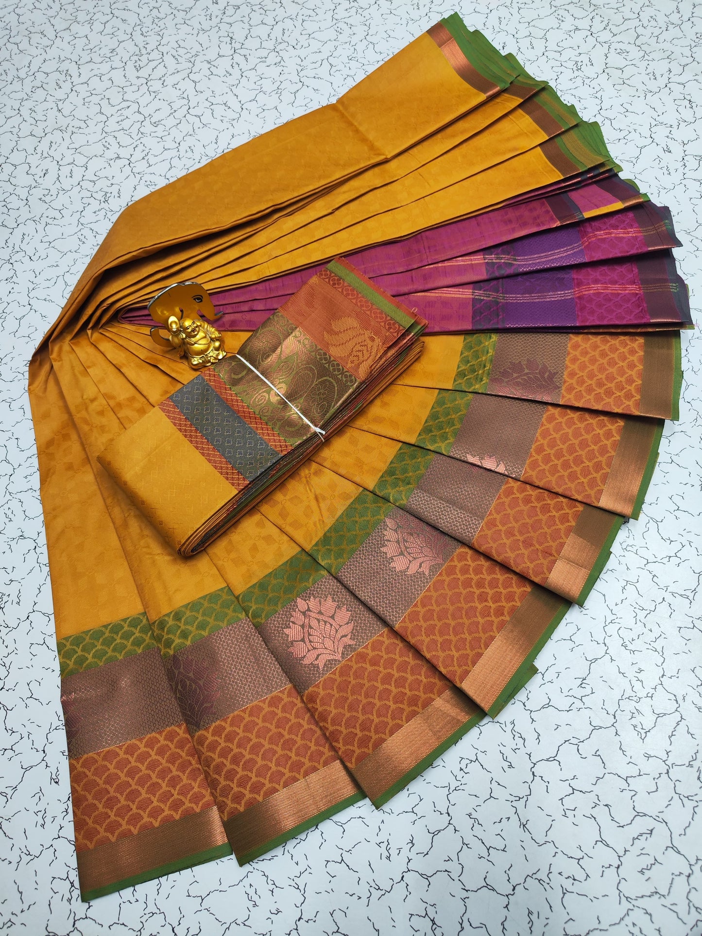 Elevate your style with the enchanting Poonthamil Silk Sarees!