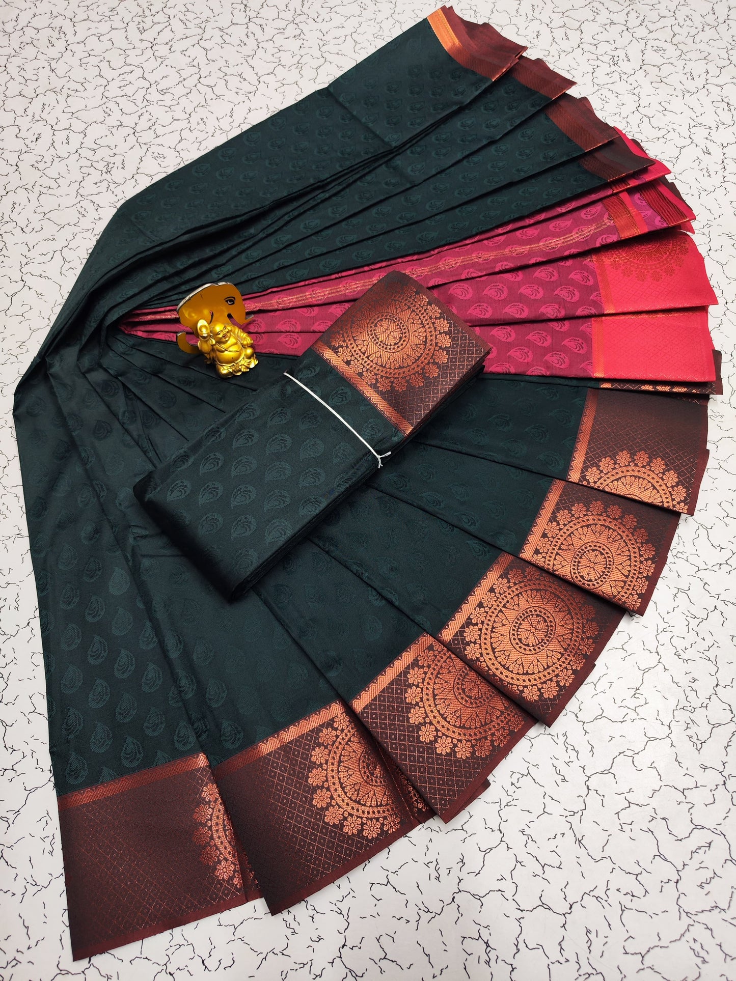 Elevate your style with the enchanting Poonthamil Silk Sarees!