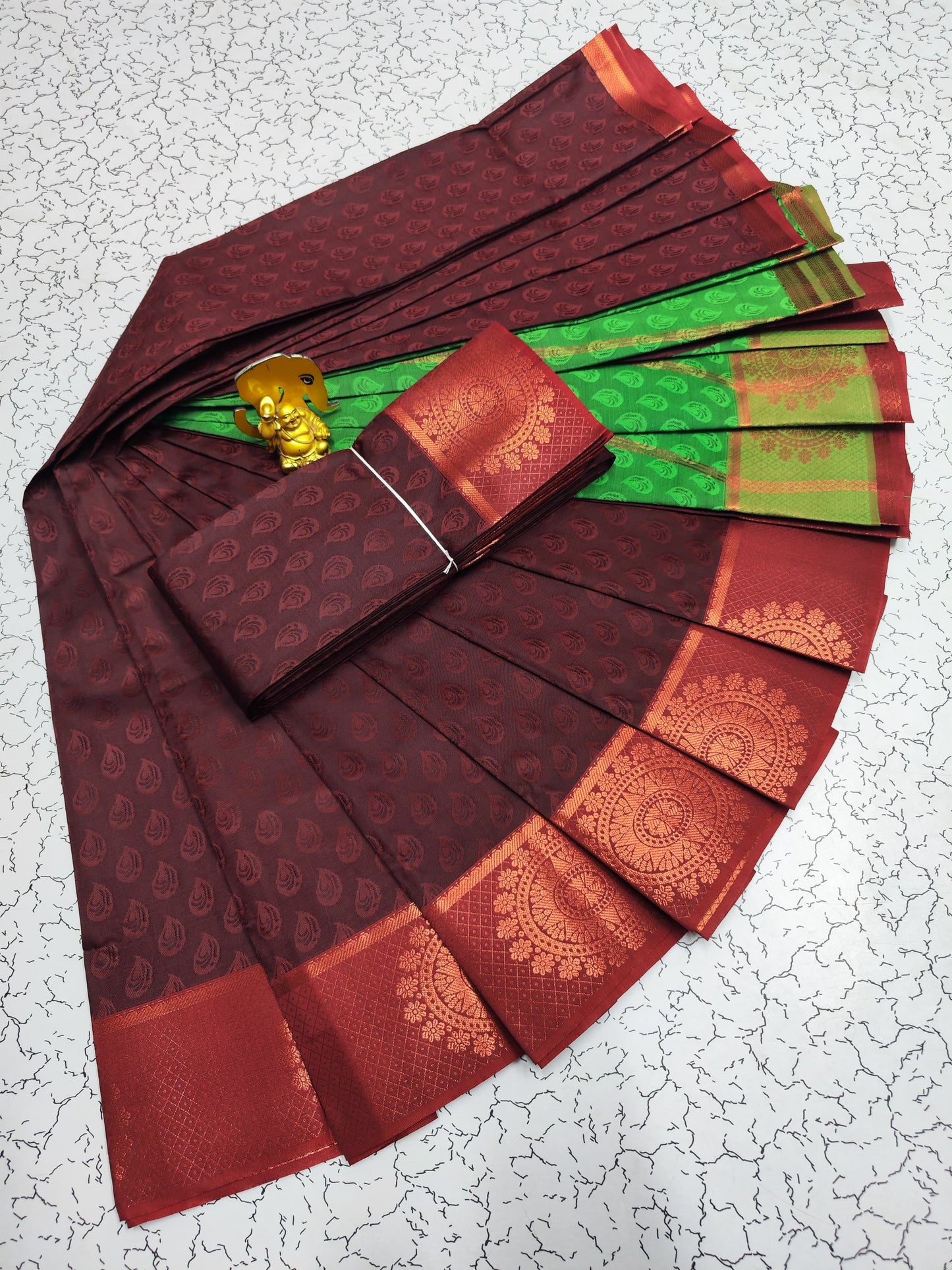 Elevate your style with the enchanting Poonthamil Silk Sarees!