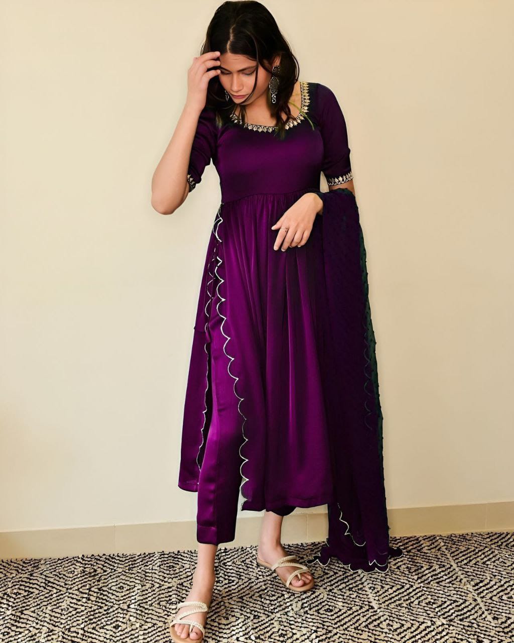 Stunning Kurta set With Dupatta