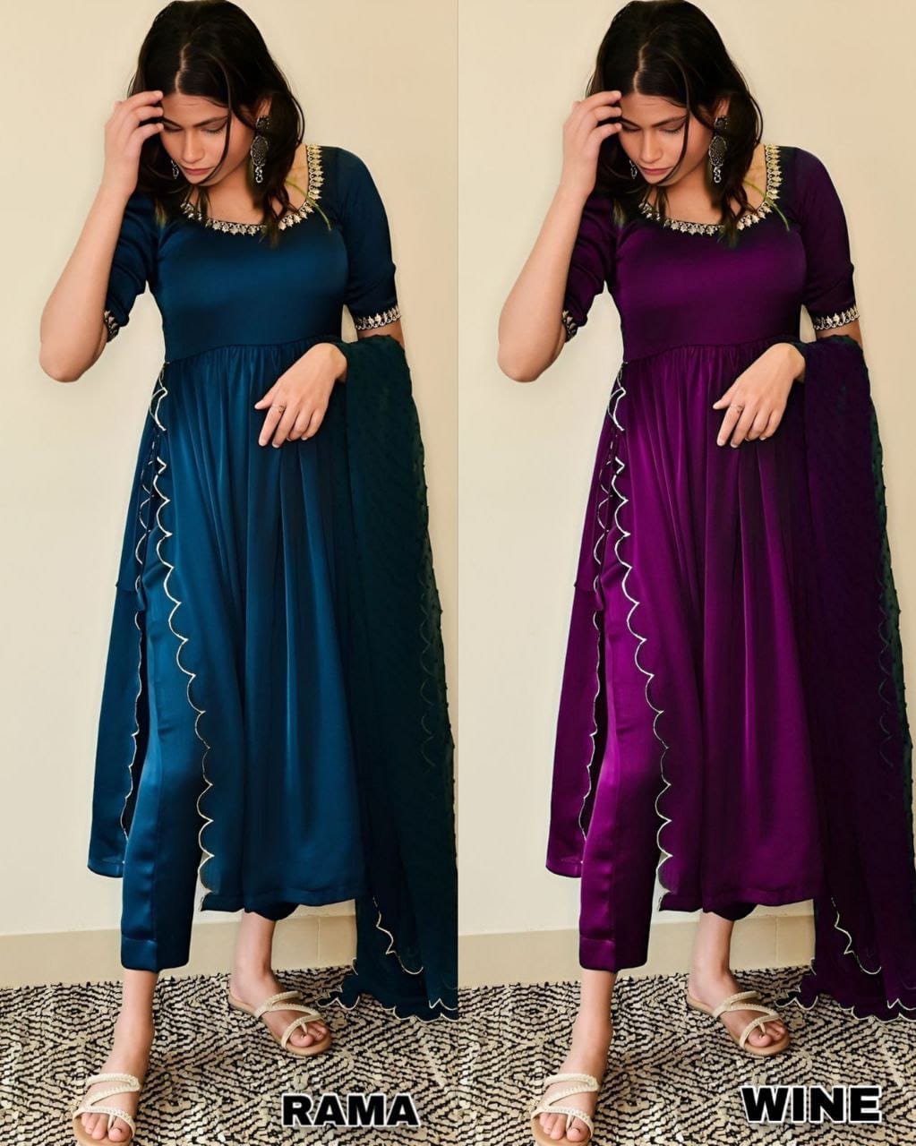 Stunning Kurta set With Dupatta