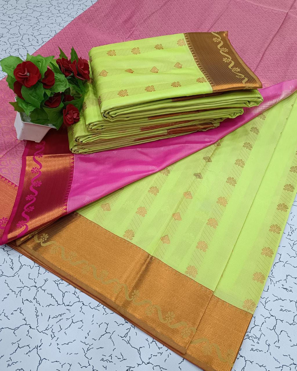 Kanchipuram Semi Silk Sarees!