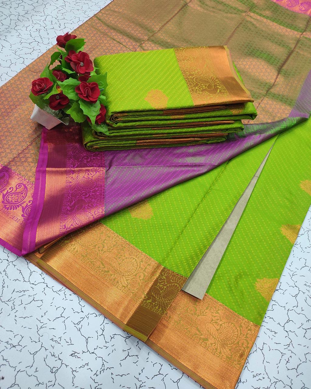 Kanchipuram Semi Silk Sarees!