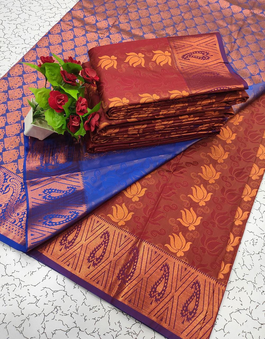 Kanchipuram Semi Silk Sarees!