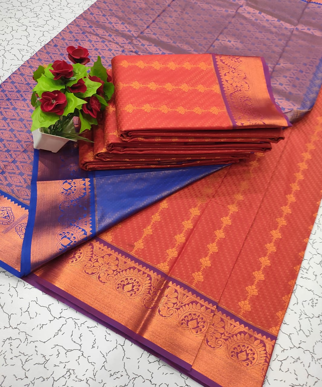 Kanchipuram Semi Silk Sarees!