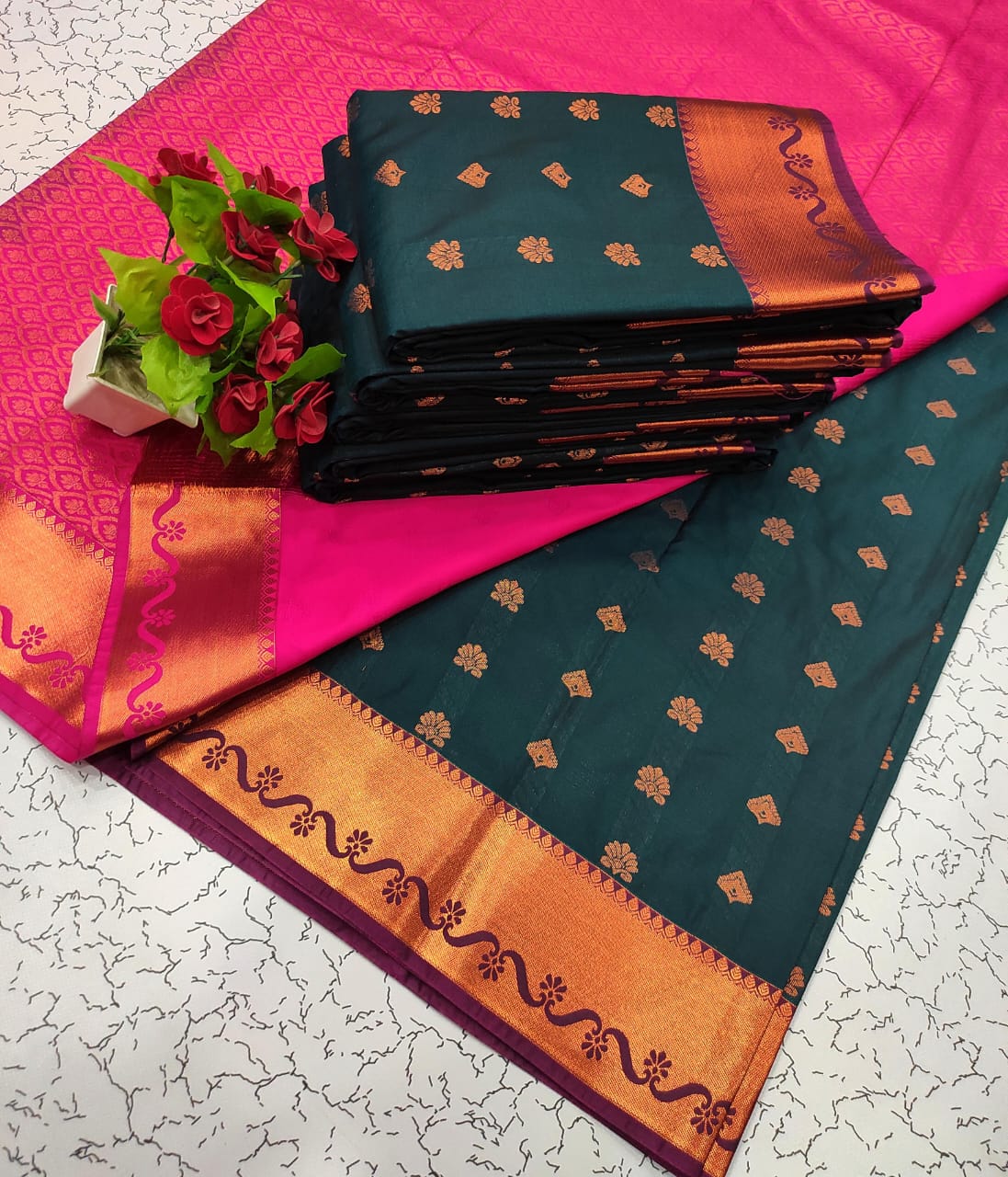 Kanchipuram Semi Silk Sarees!