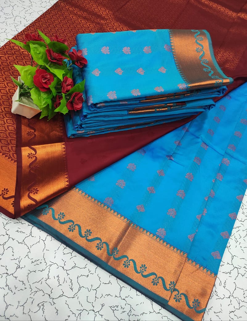 Kanchipuram Semi Silk Sarees!