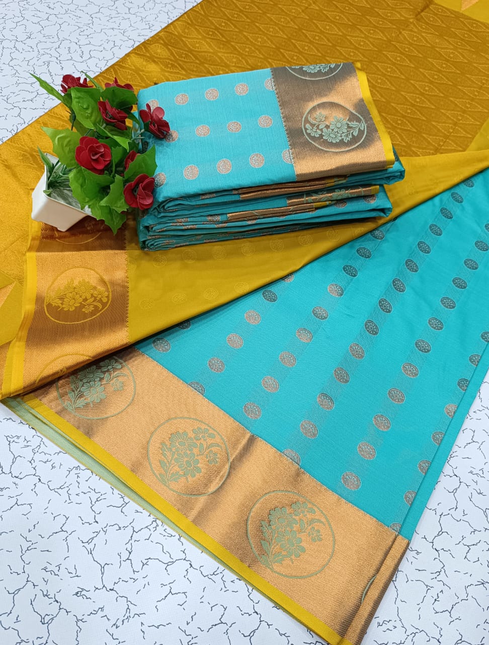 Kanchipuram Semi Silk Sarees!